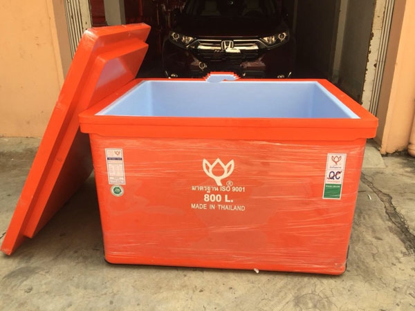 so sánh thực tế giữa “thùng giữ lạnh 800 lít (cooler box)” và “tủ đông công nghiệp (chest freezer) ~800 lít”